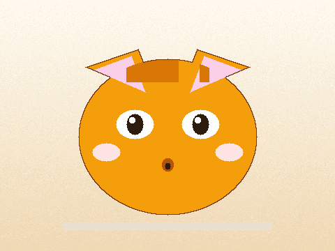 Animated example GIF of a blinking cartoon cat, compressed with GIF Compress